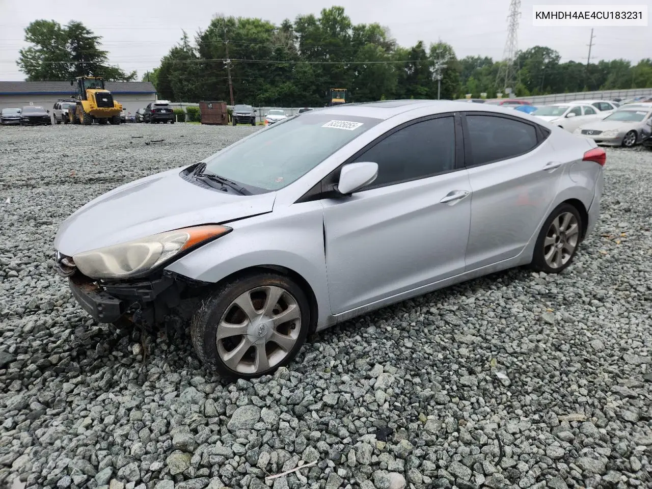 2012 Hyundai Elantra Gls VIN: KMHDH4AE4CU183231 Lot: 63235055