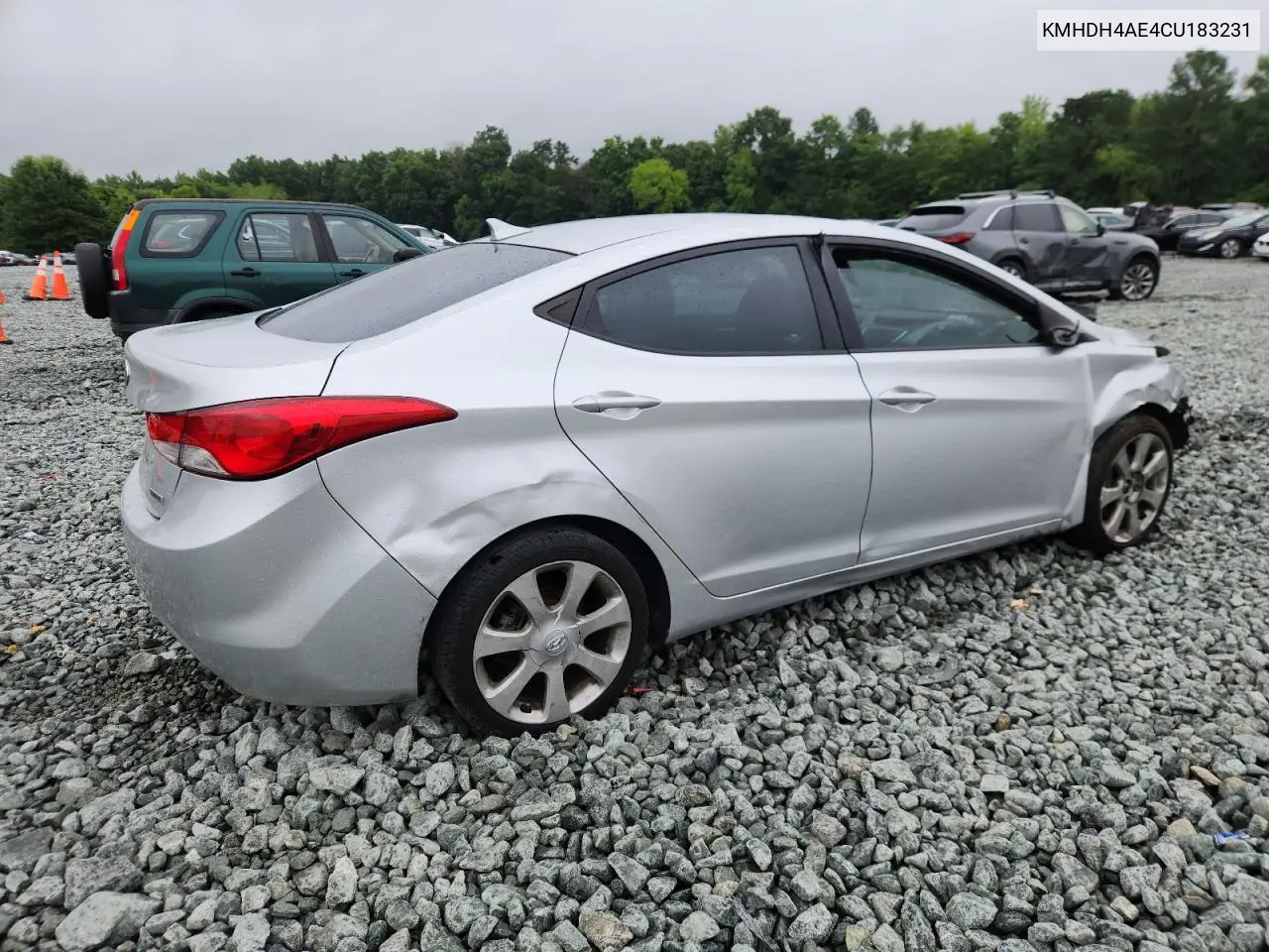2012 Hyundai Elantra Gls VIN: KMHDH4AE4CU183231 Lot: 63235055