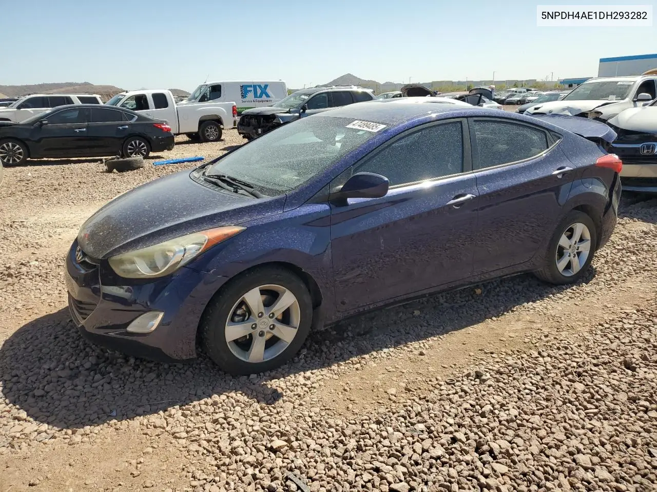 2013 Hyundai Elantra Gls VIN: 5NPDH4AE1DH293282 Lot: 47489485