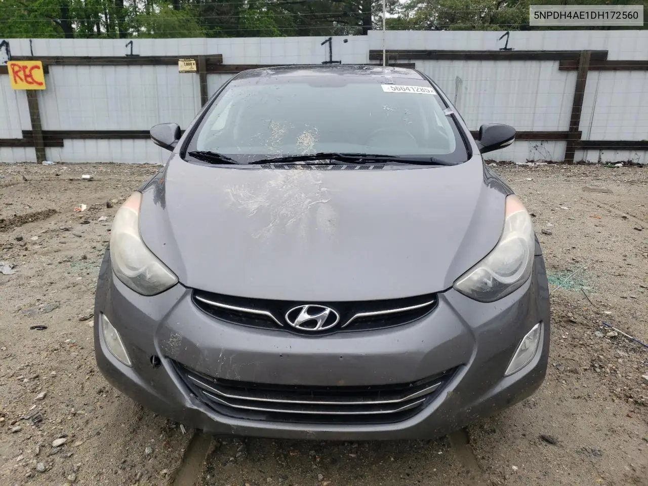 2013 Hyundai Elantra Gls VIN: 5NPDH4AE1DH172560 Lot: 56641285