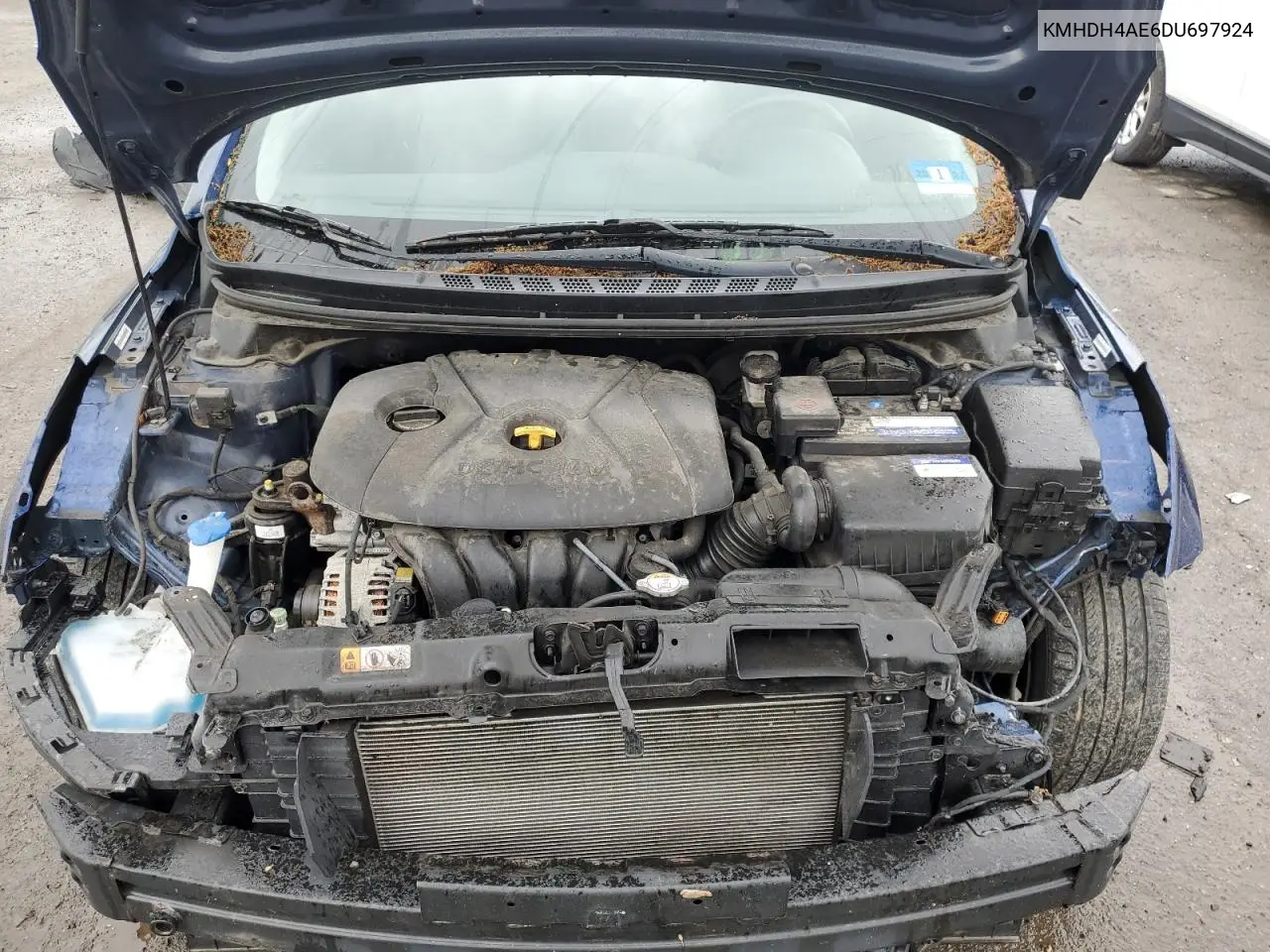 2013 Hyundai Elantra Gls VIN: KMHDH4AE6DU697924 Lot: 56650225