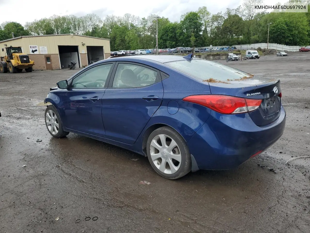 2013 Hyundai Elantra Gls VIN: KMHDH4AE6DU697924 Lot: 56650225