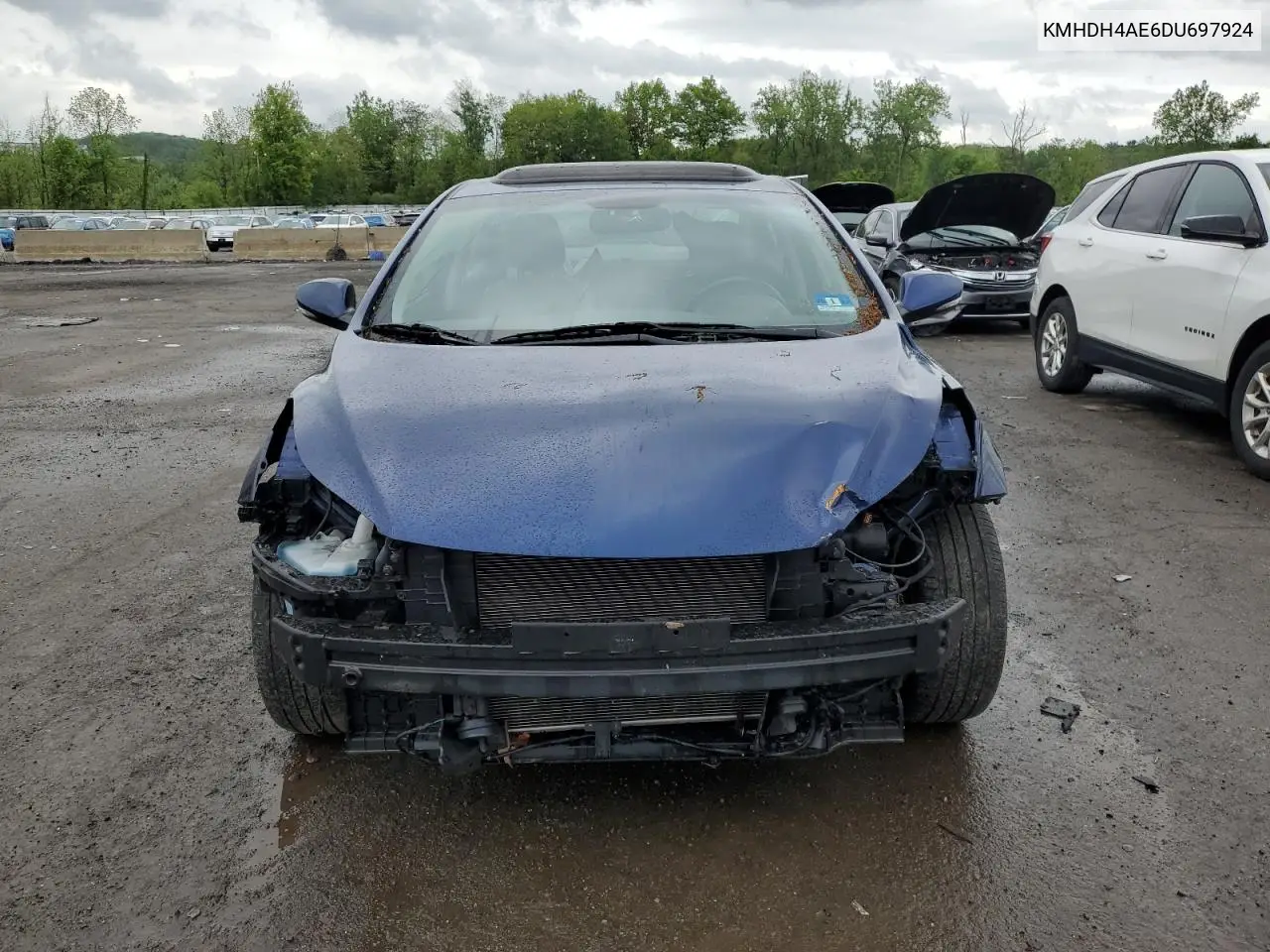 2013 Hyundai Elantra Gls VIN: KMHDH4AE6DU697924 Lot: 56650225