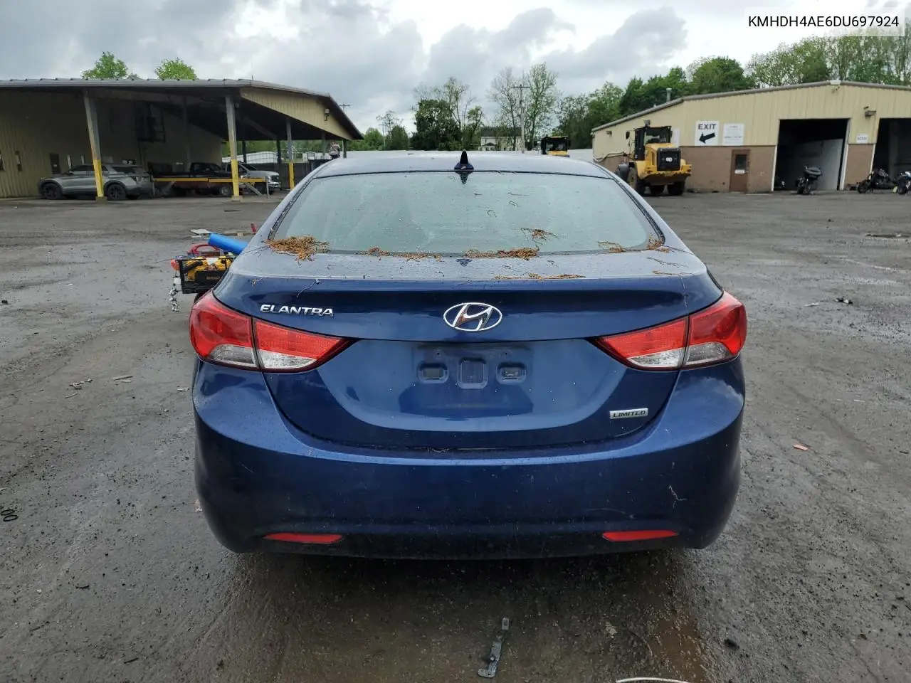 2013 Hyundai Elantra Gls VIN: KMHDH4AE6DU697924 Lot: 56650225