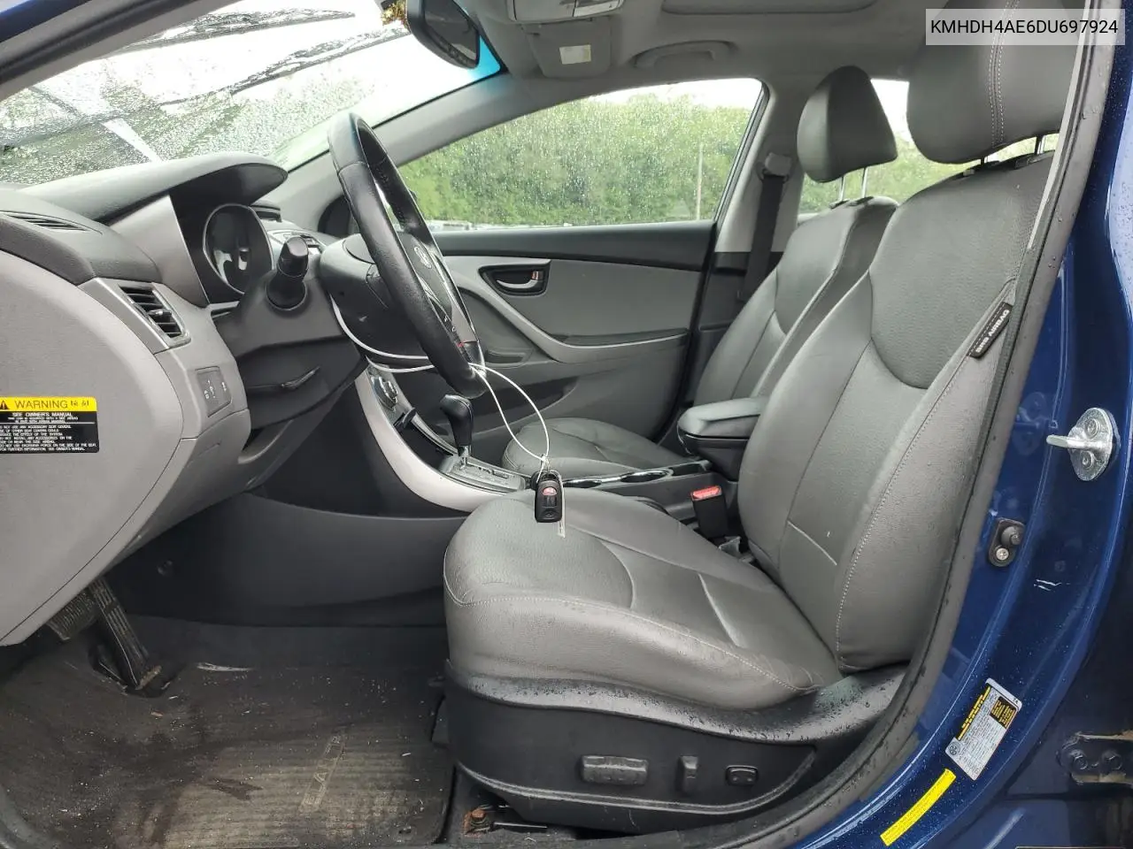 2013 Hyundai Elantra Gls VIN: KMHDH4AE6DU697924 Lot: 56650225