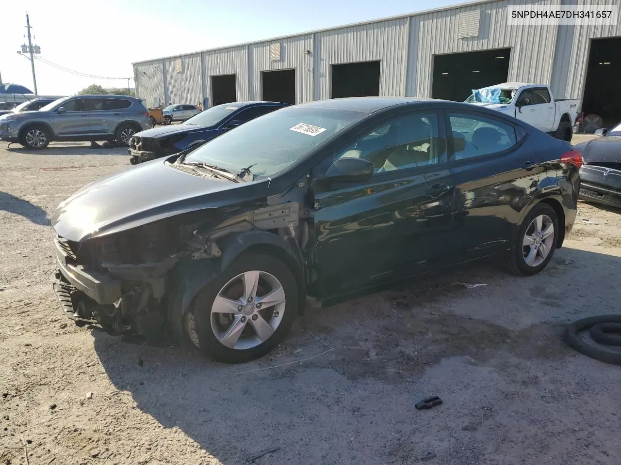 2013 Hyundai Elantra Gls VIN: 5NPDH4AE7DH341657 Lot: 56718695
