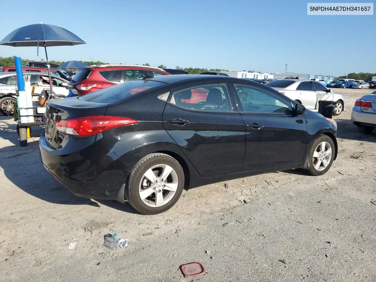 2013 Hyundai Elantra Gls VIN: 5NPDH4AE7DH341657 Lot: 56718695