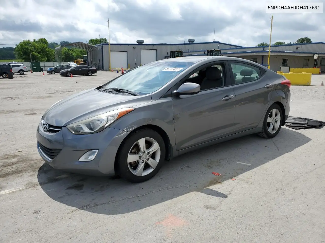 2013 Hyundai Elantra Gls VIN: 5NPDH4AE0DH417591 Lot: 56737485