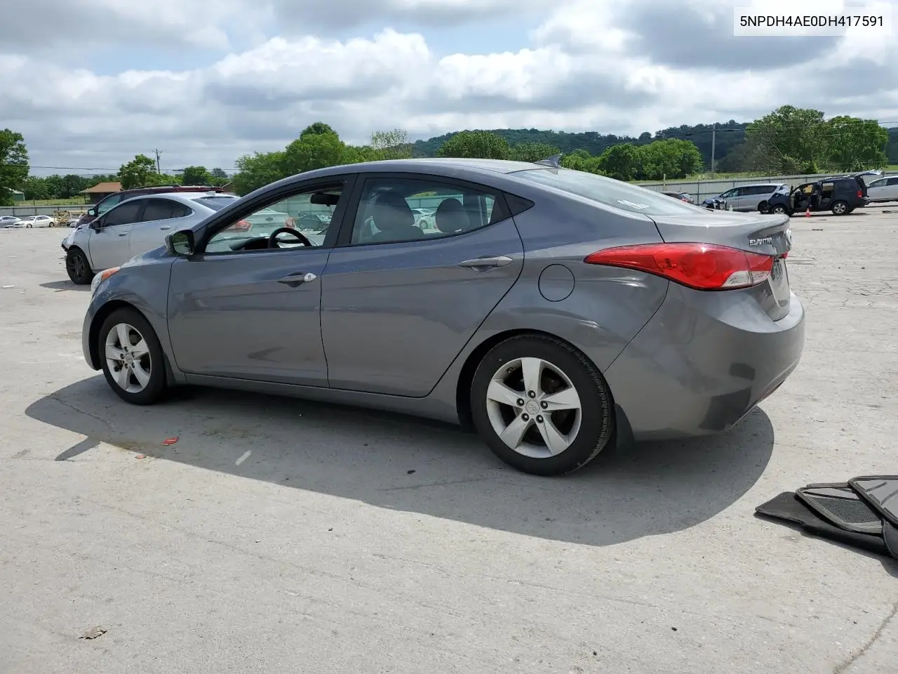 2013 Hyundai Elantra Gls VIN: 5NPDH4AE0DH417591 Lot: 56737485