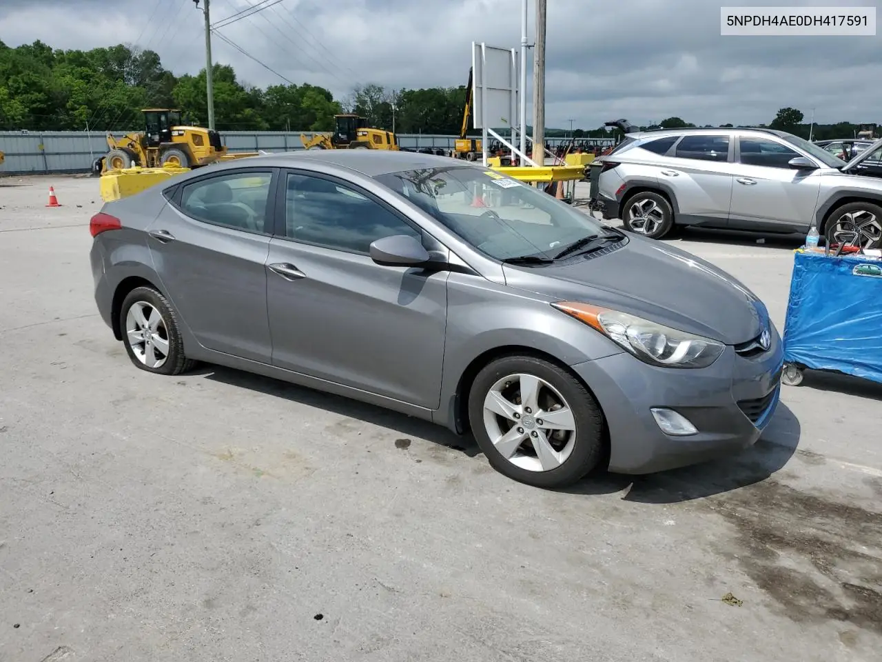 2013 Hyundai Elantra Gls VIN: 5NPDH4AE0DH417591 Lot: 56737485