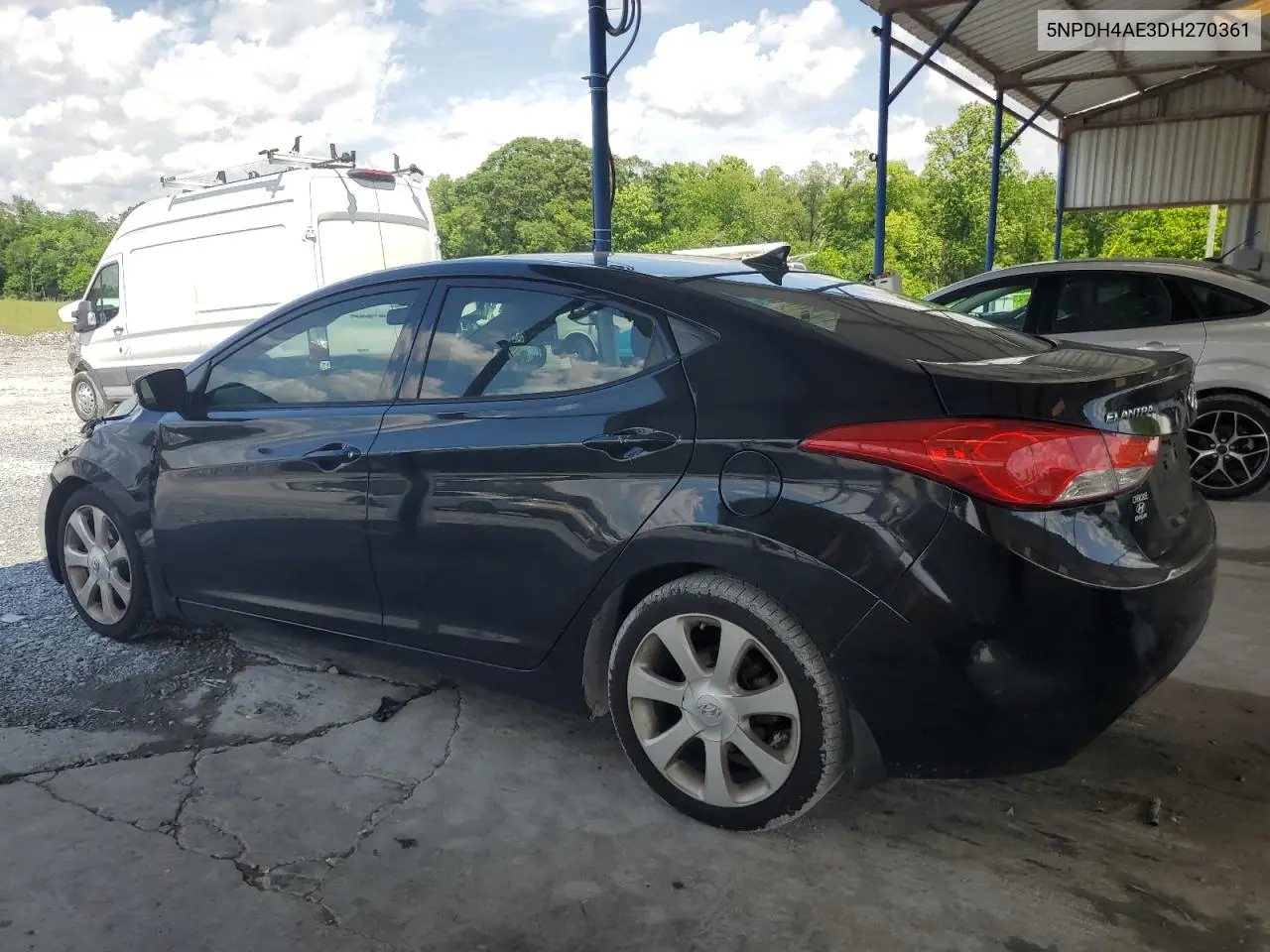2013 Hyundai Elantra Gls VIN: 5NPDH4AE3DH270361 Lot: 56752665