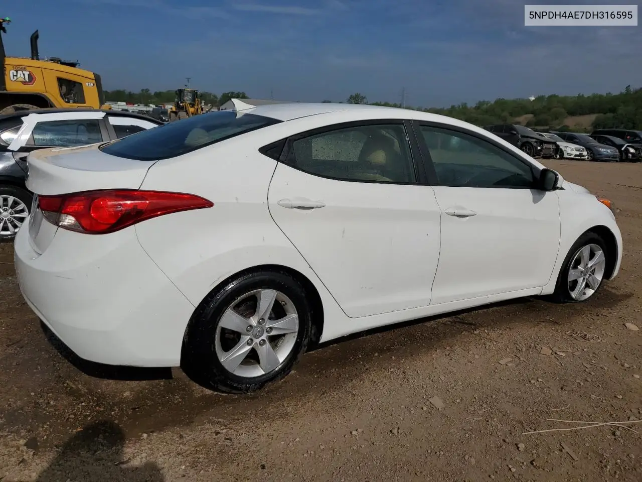 2013 Hyundai Elantra Gls VIN: 5NPDH4AE7DH316595 Lot: 56936585