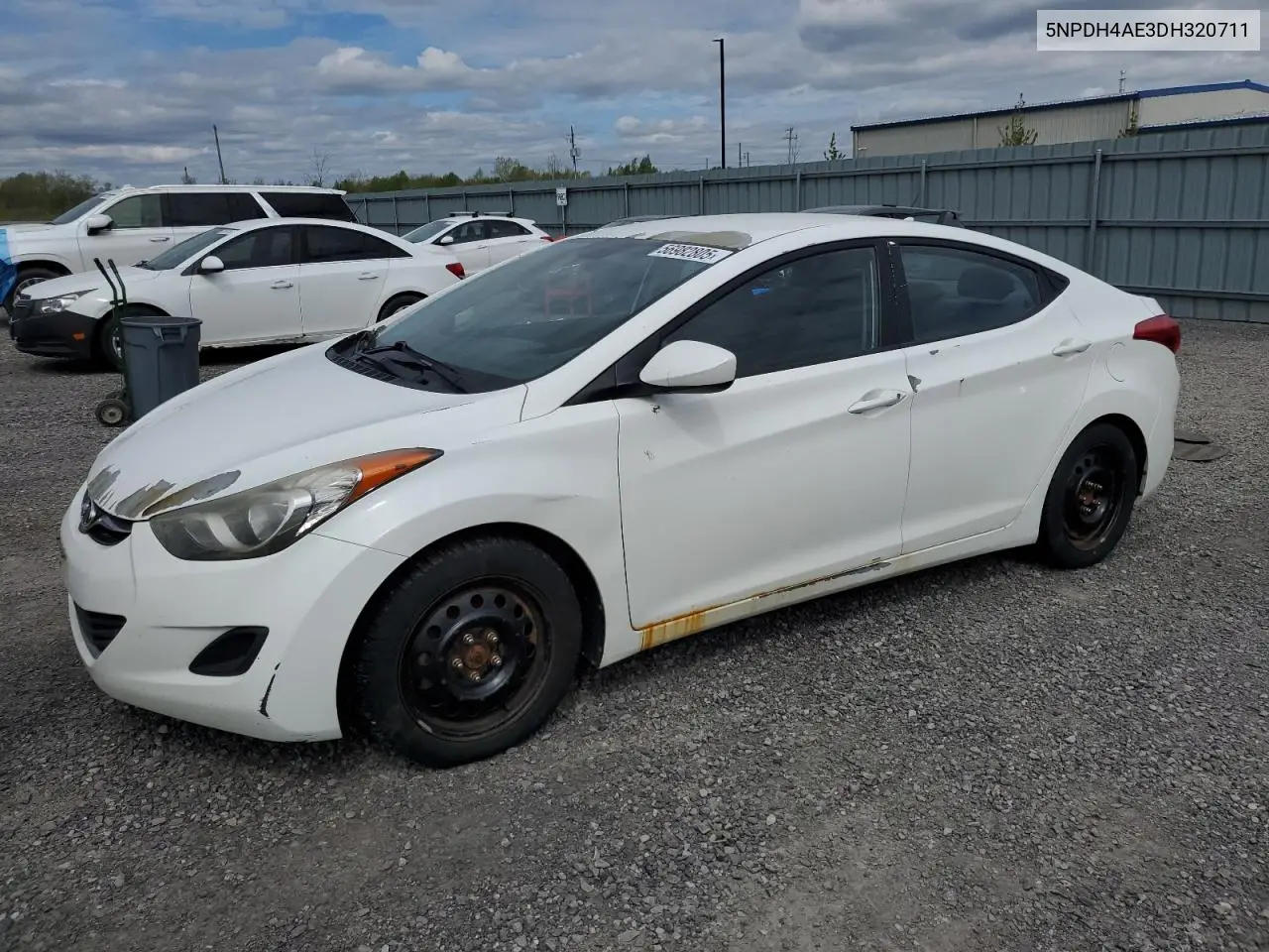 2013 Hyundai Elantra Gls VIN: 5NPDH4AE3DH320711 Lot: 56982805