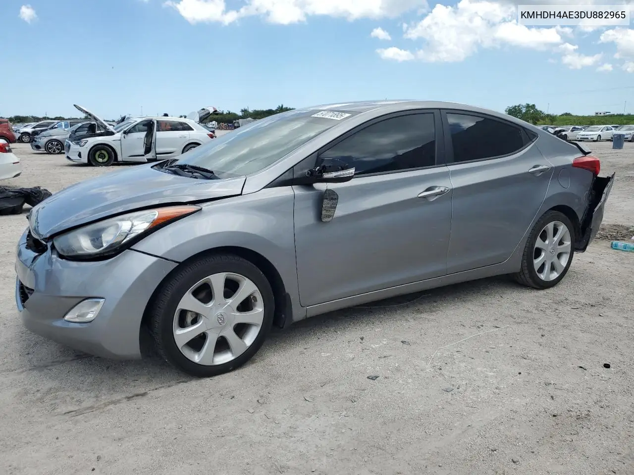 2013 Hyundai Elantra Gls VIN: KMHDH4AE3DU882965 Lot: 57071895