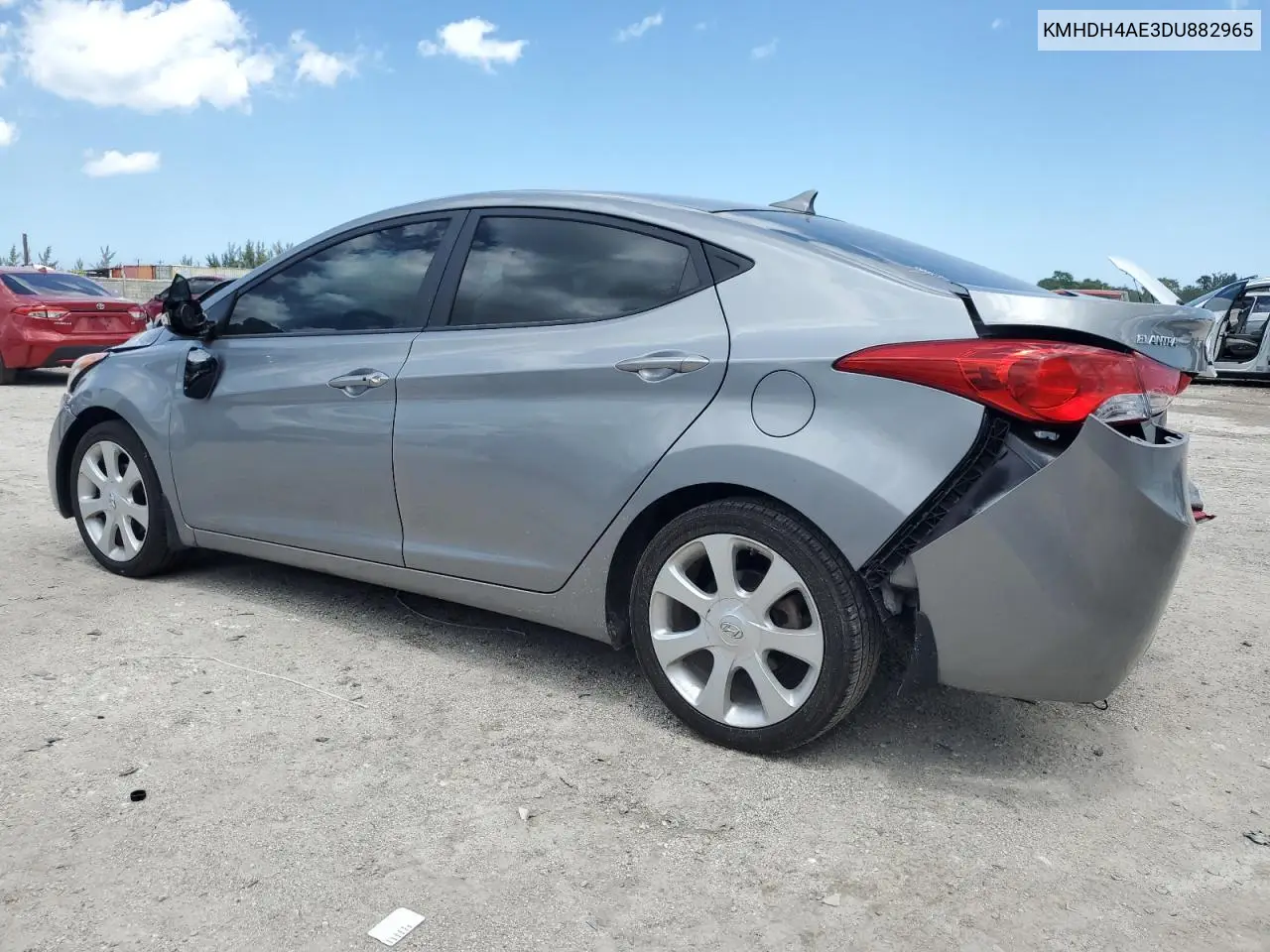 2013 Hyundai Elantra Gls VIN: KMHDH4AE3DU882965 Lot: 57071895