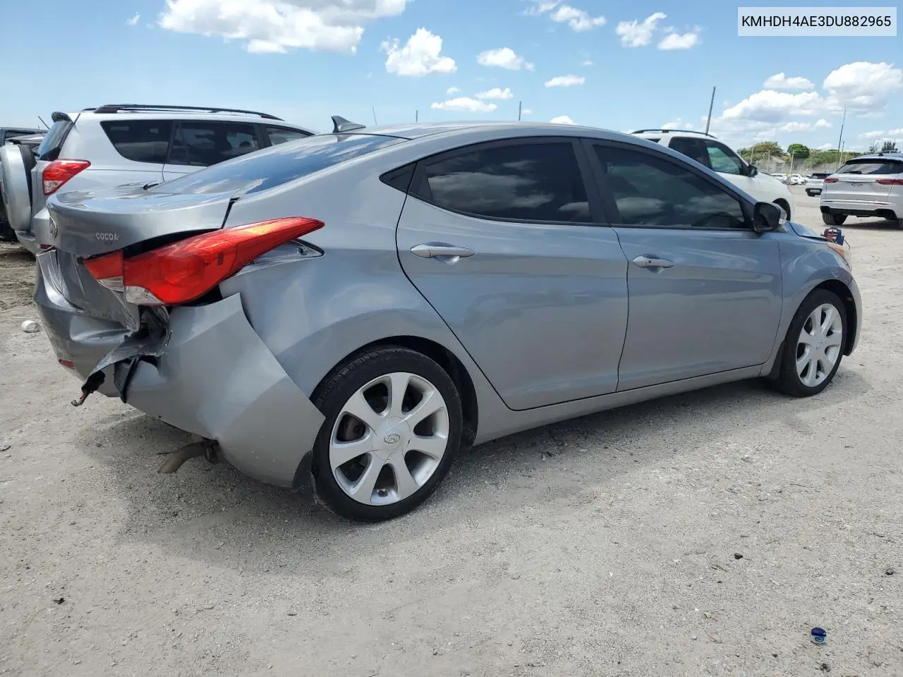 2013 Hyundai Elantra Gls VIN: KMHDH4AE3DU882965 Lot: 57071895