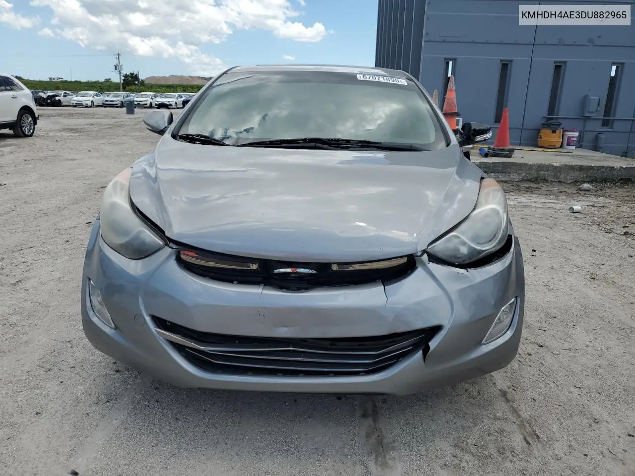 2013 Hyundai Elantra Gls VIN: KMHDH4AE3DU882965 Lot: 57071895
