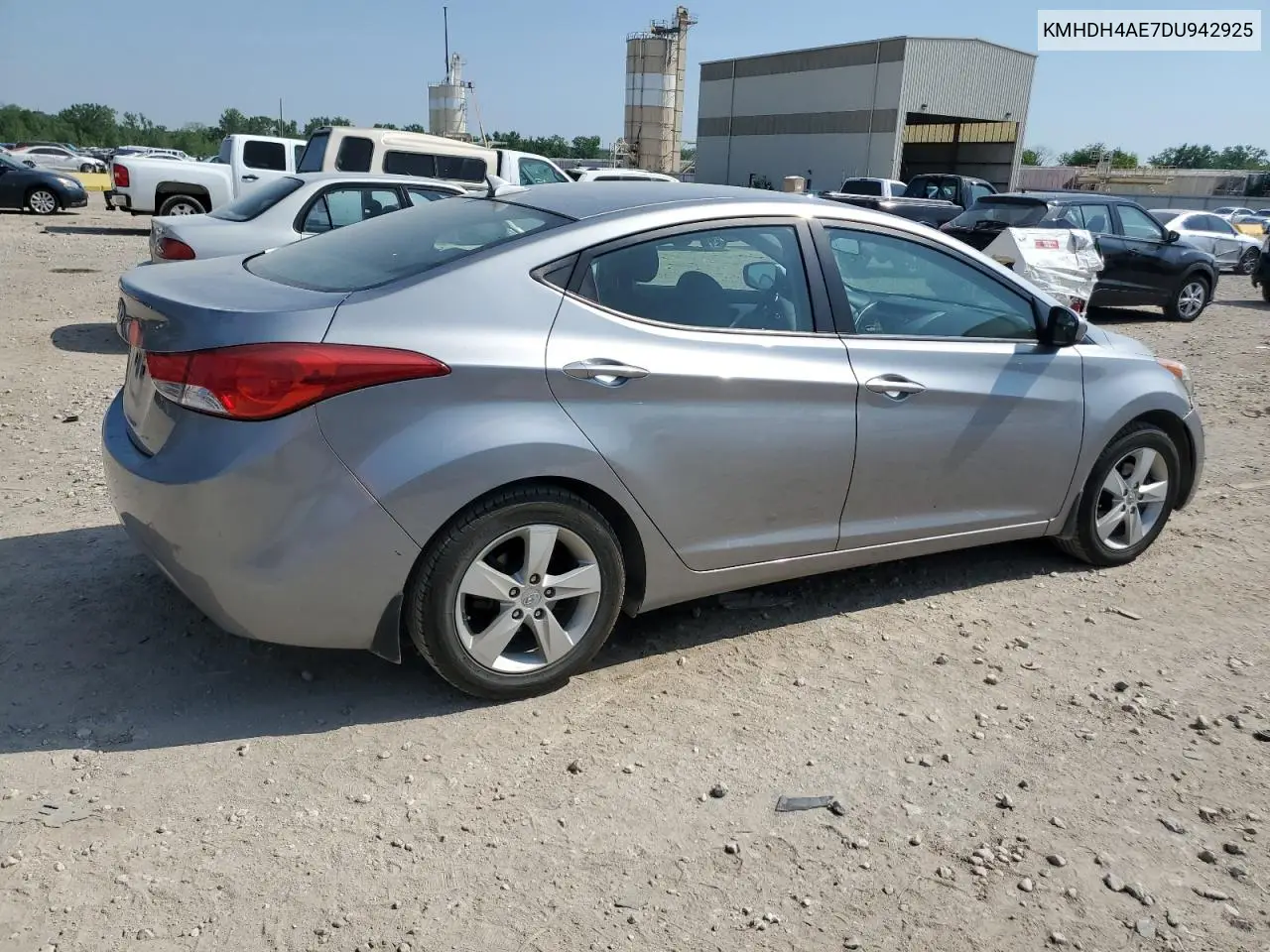 2013 Hyundai Elantra Gls VIN: KMHDH4AE7DU942925 Lot: 57130115