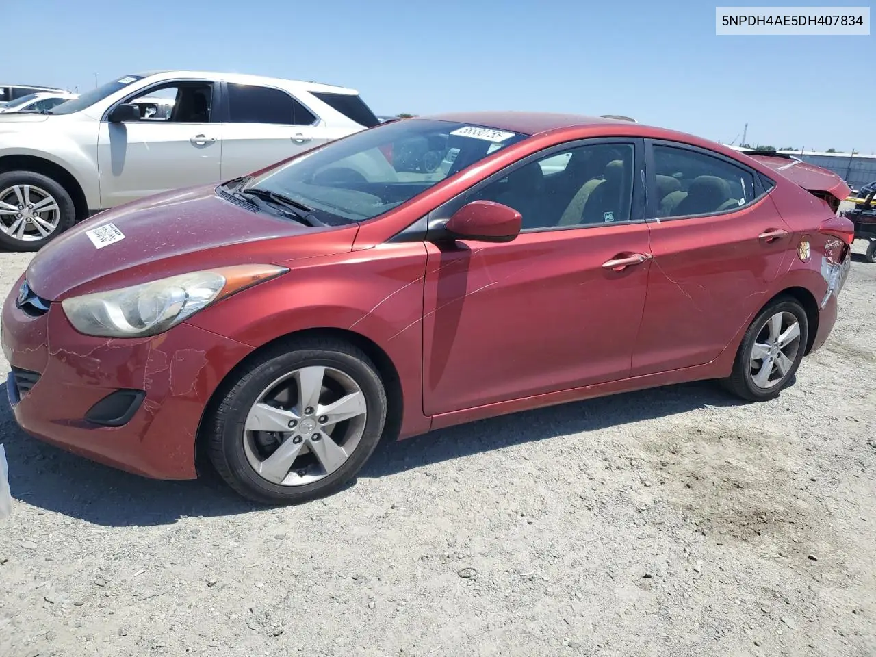 2013 Hyundai Elantra Gls VIN: 5NPDH4AE5DH407834 Lot: 58530755