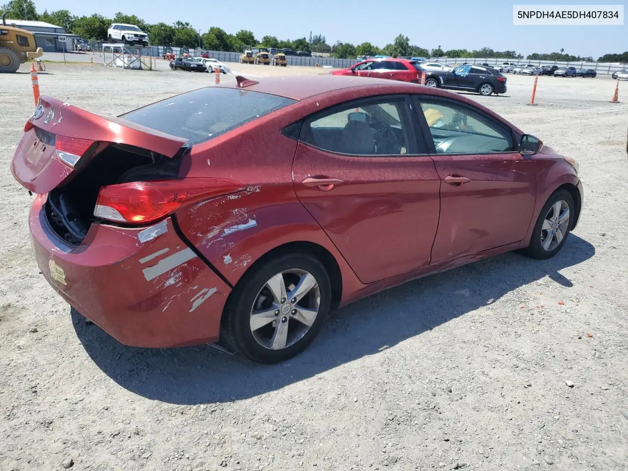 2013 Hyundai Elantra Gls VIN: 5NPDH4AE5DH407834 Lot: 58530755