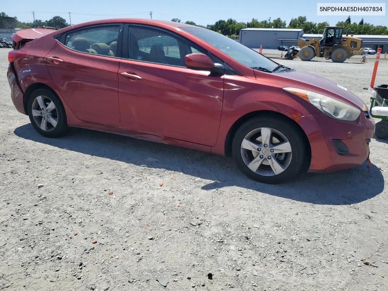 2013 Hyundai Elantra Gls VIN: 5NPDH4AE5DH407834 Lot: 58530755