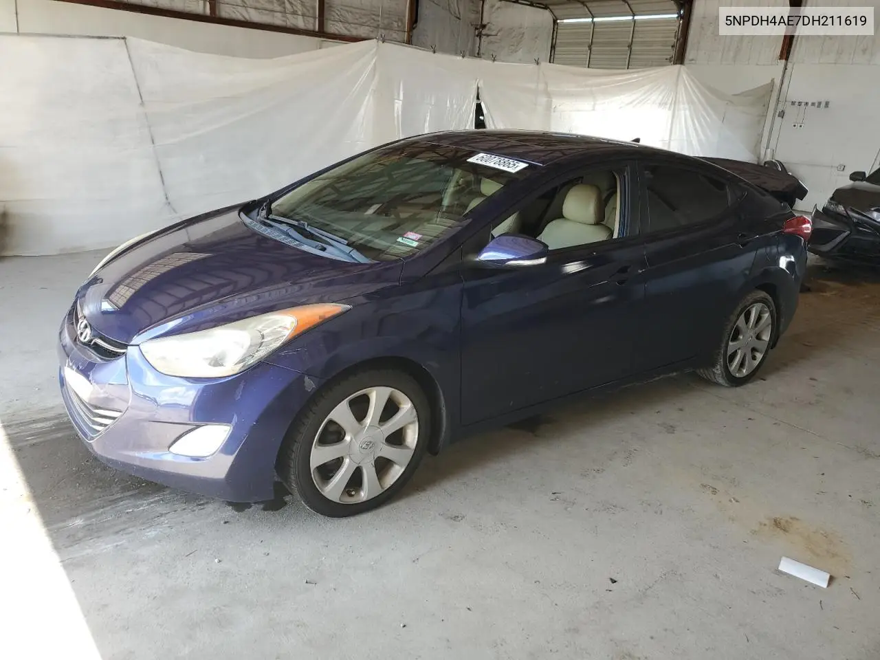 2013 Hyundai Elantra Gls VIN: 5NPDH4AE7DH211619 Lot: 60078865