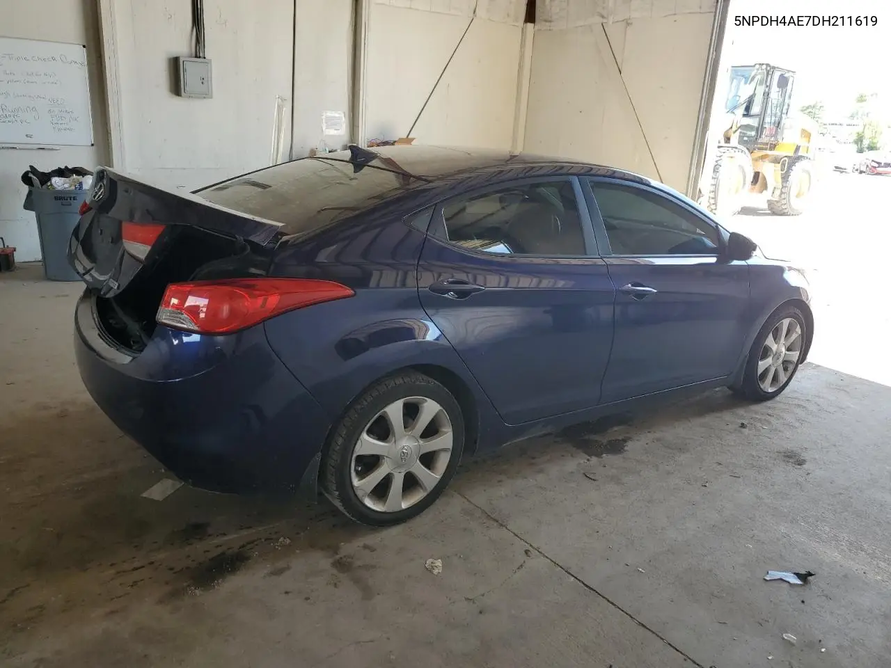 2013 Hyundai Elantra Gls VIN: 5NPDH4AE7DH211619 Lot: 60078865