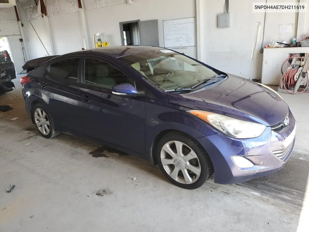 2013 Hyundai Elantra Gls VIN: 5NPDH4AE7DH211619 Lot: 60078865
