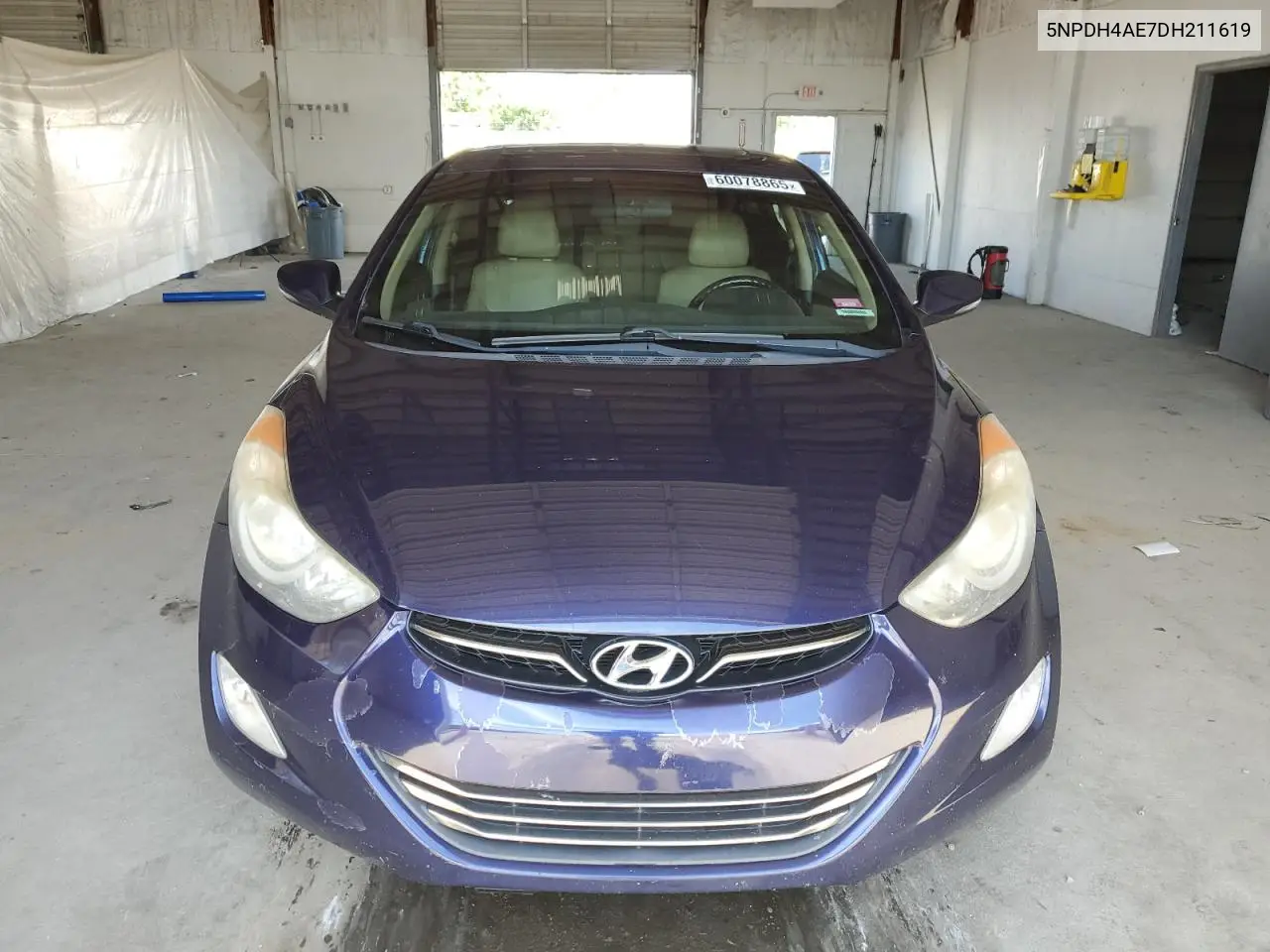 2013 Hyundai Elantra Gls VIN: 5NPDH4AE7DH211619 Lot: 60078865