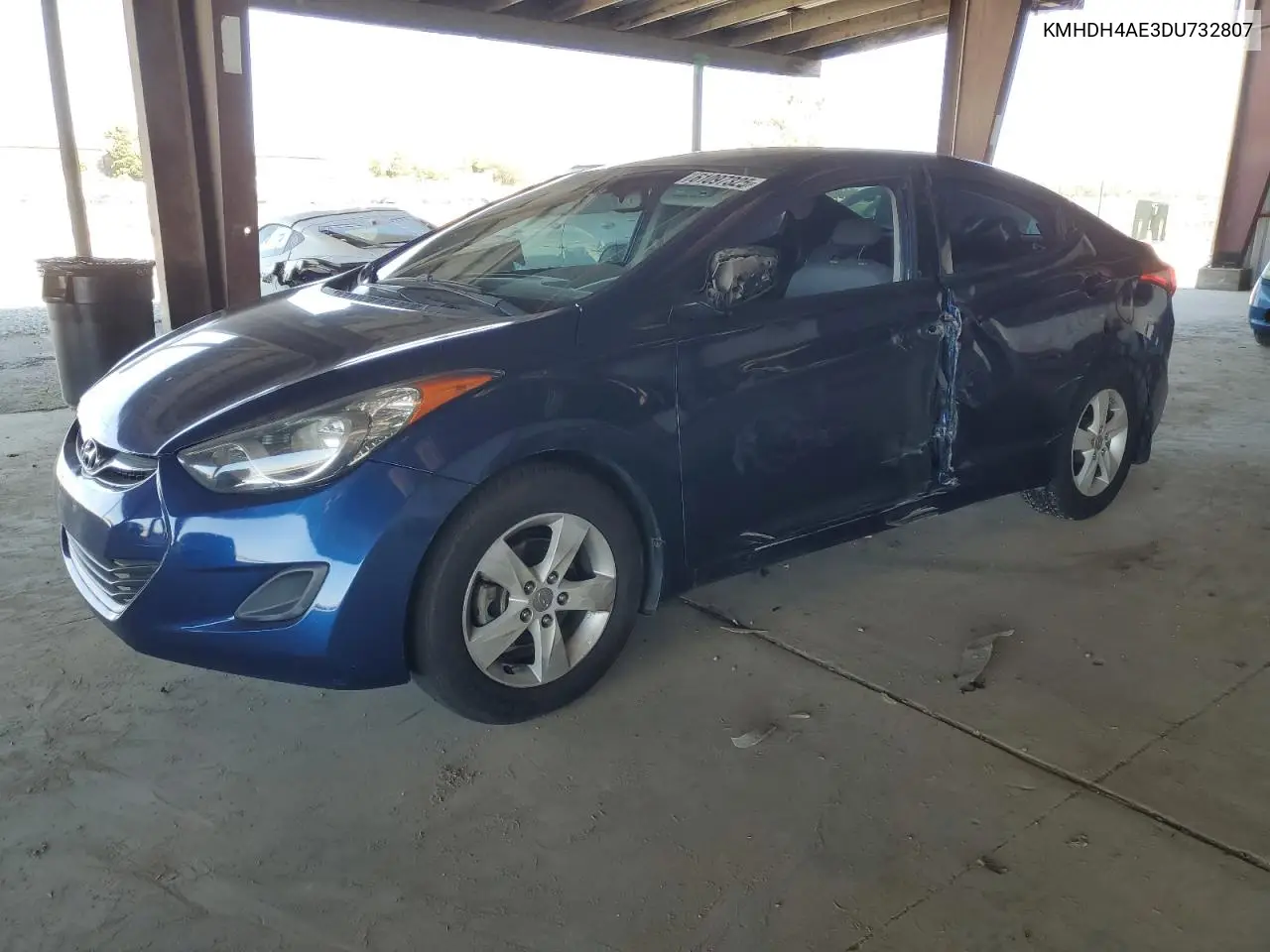 2013 Hyundai Elantra Gls VIN: KMHDH4AE3DU732807 Lot: 61097325
