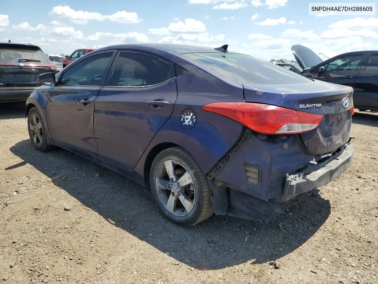 2013 Hyundai Elantra Gls VIN: 5NPDH4AE7DH288605 Lot: 61204285