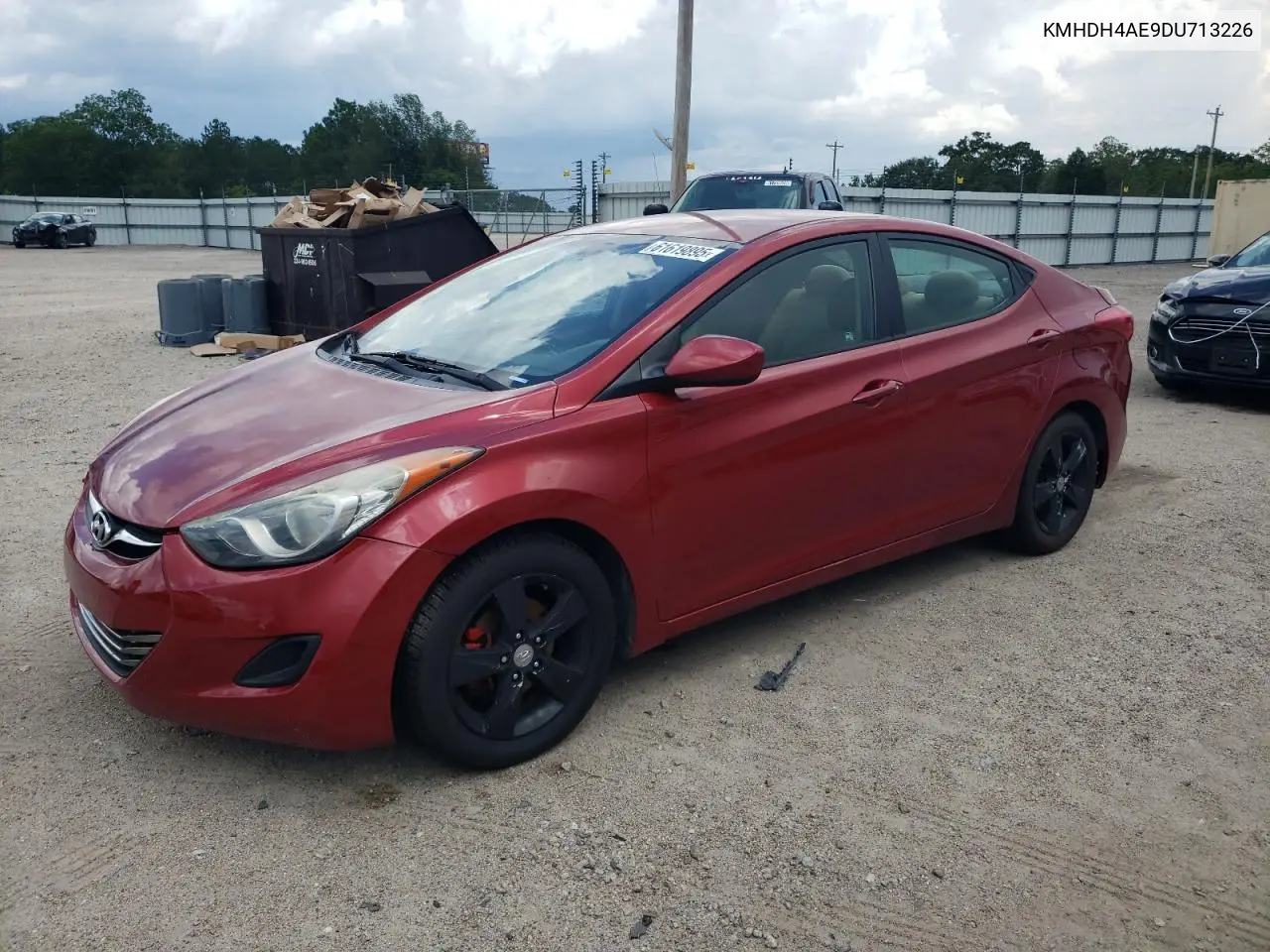 2013 Hyundai Elantra Gls VIN: KMHDH4AE9DU713226 Lot: 61619895