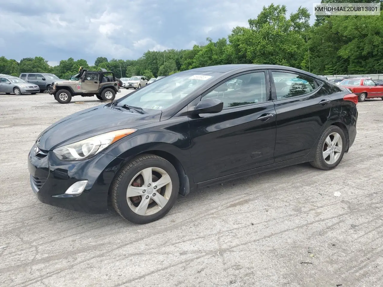 2013 Hyundai Elantra Gls VIN: KMHDH4AE2DU813801 Lot: 61688905