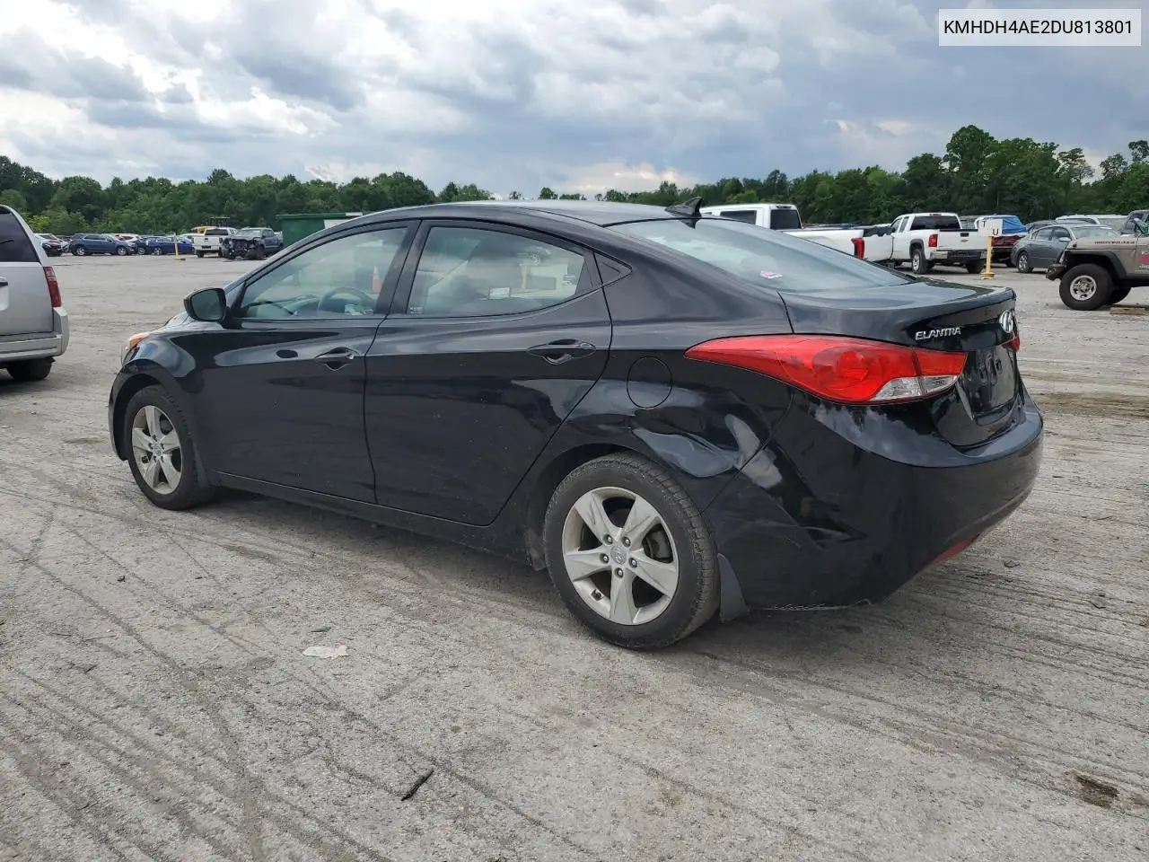 2013 Hyundai Elantra Gls VIN: KMHDH4AE2DU813801 Lot: 61688905