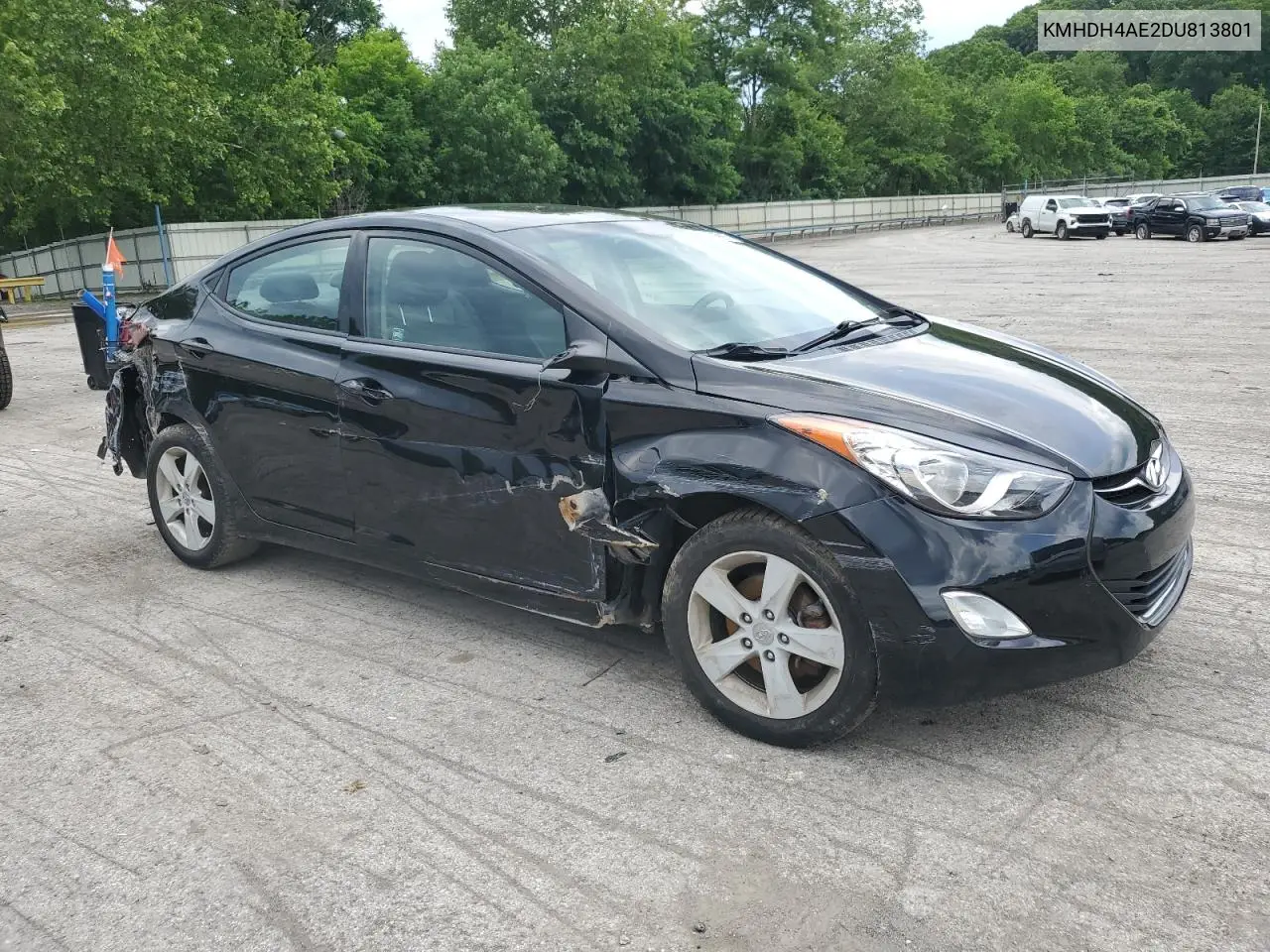 2013 Hyundai Elantra Gls VIN: KMHDH4AE2DU813801 Lot: 61688905
