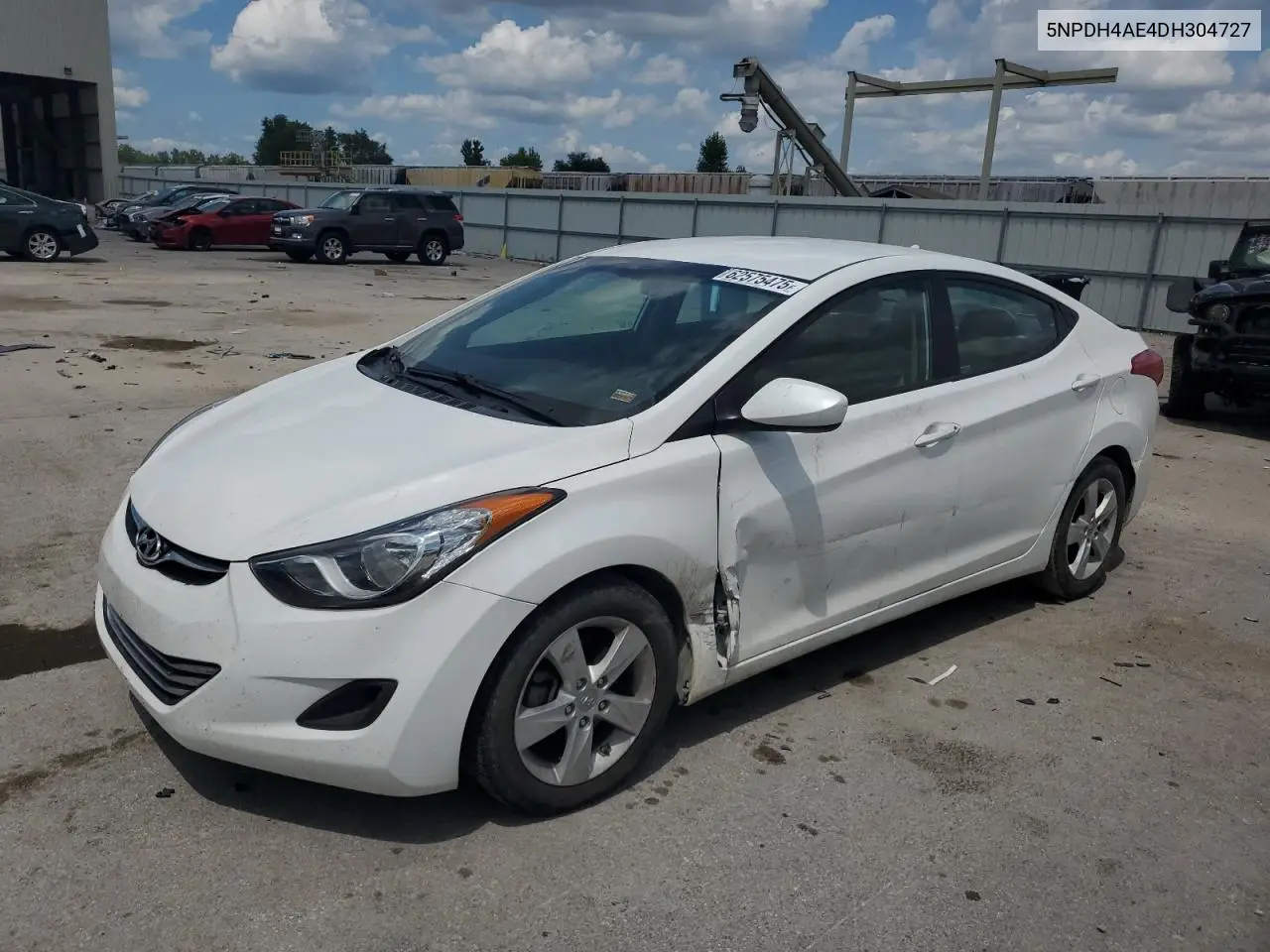 2013 Hyundai Elantra Gls VIN: 5NPDH4AE4DH304727 Lot: 62575475