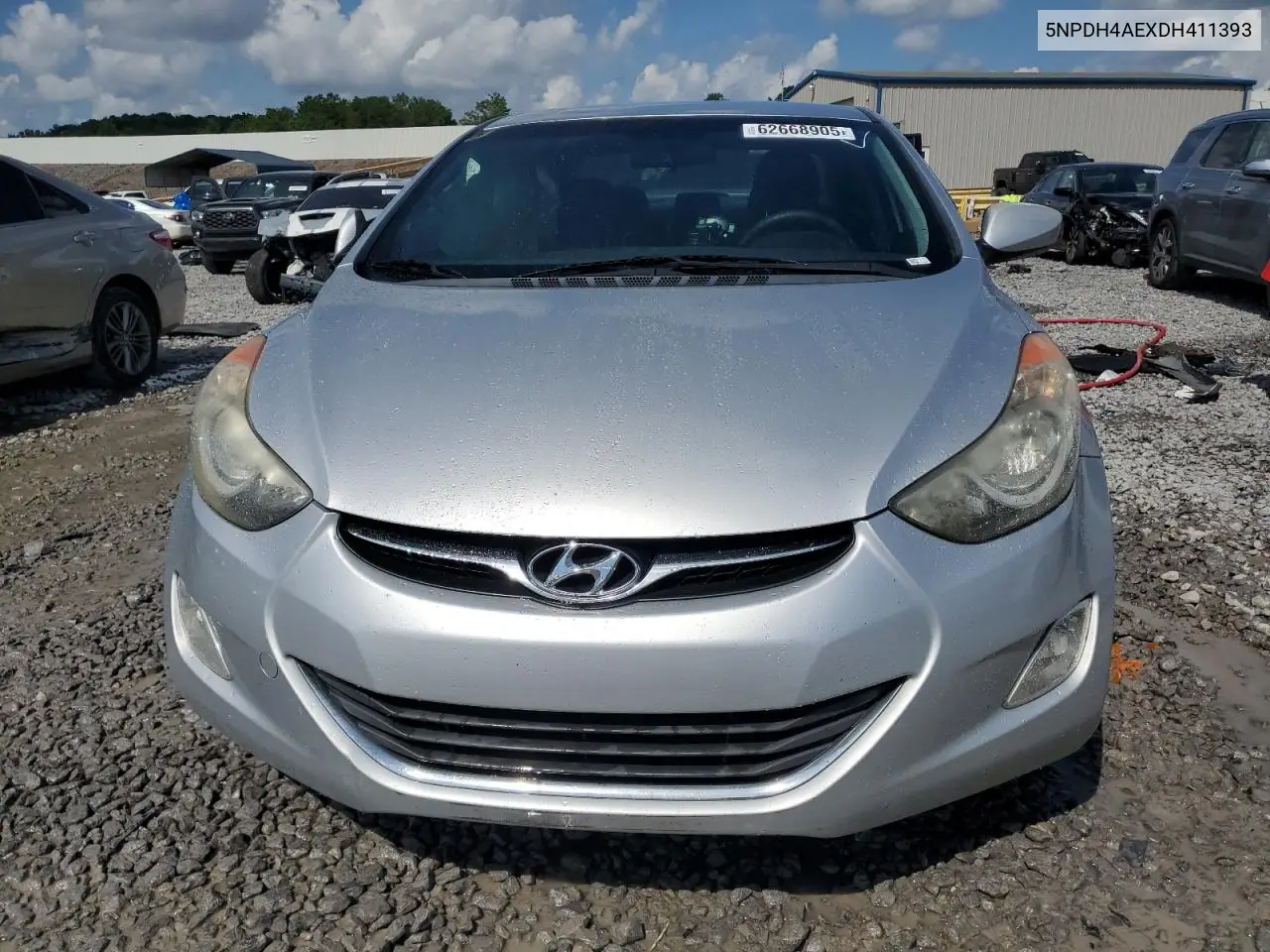 2013 Hyundai Elantra Gls VIN: 5NPDH4AEXDH411393 Lot: 62668905