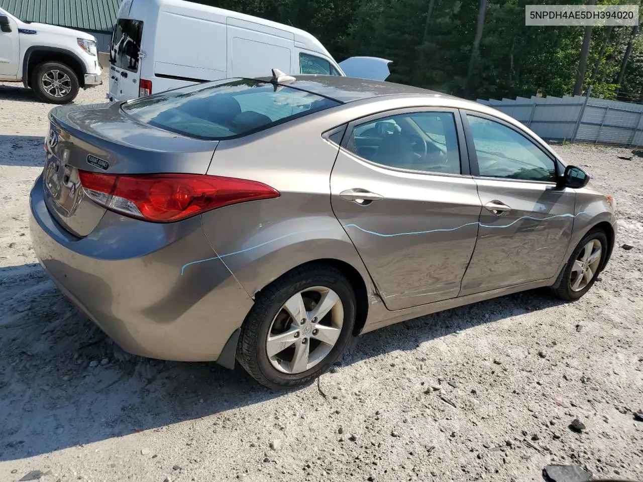 2013 Hyundai Elantra Gls VIN: 5NPDH4AE5DH394020 Lot: 62685435