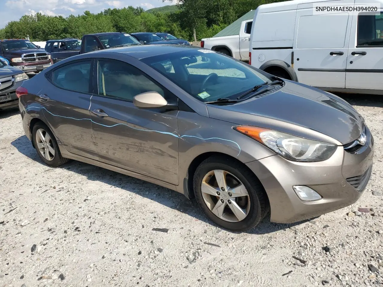 2013 Hyundai Elantra Gls VIN: 5NPDH4AE5DH394020 Lot: 62685435