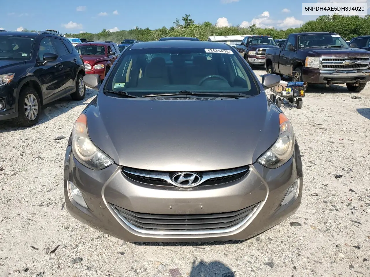 2013 Hyundai Elantra Gls VIN: 5NPDH4AE5DH394020 Lot: 62685435
