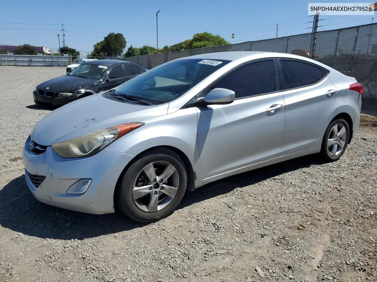 2013 Hyundai Elantra Gls VIN: 5NPDH4AEXDH279526 Lot: 62707025