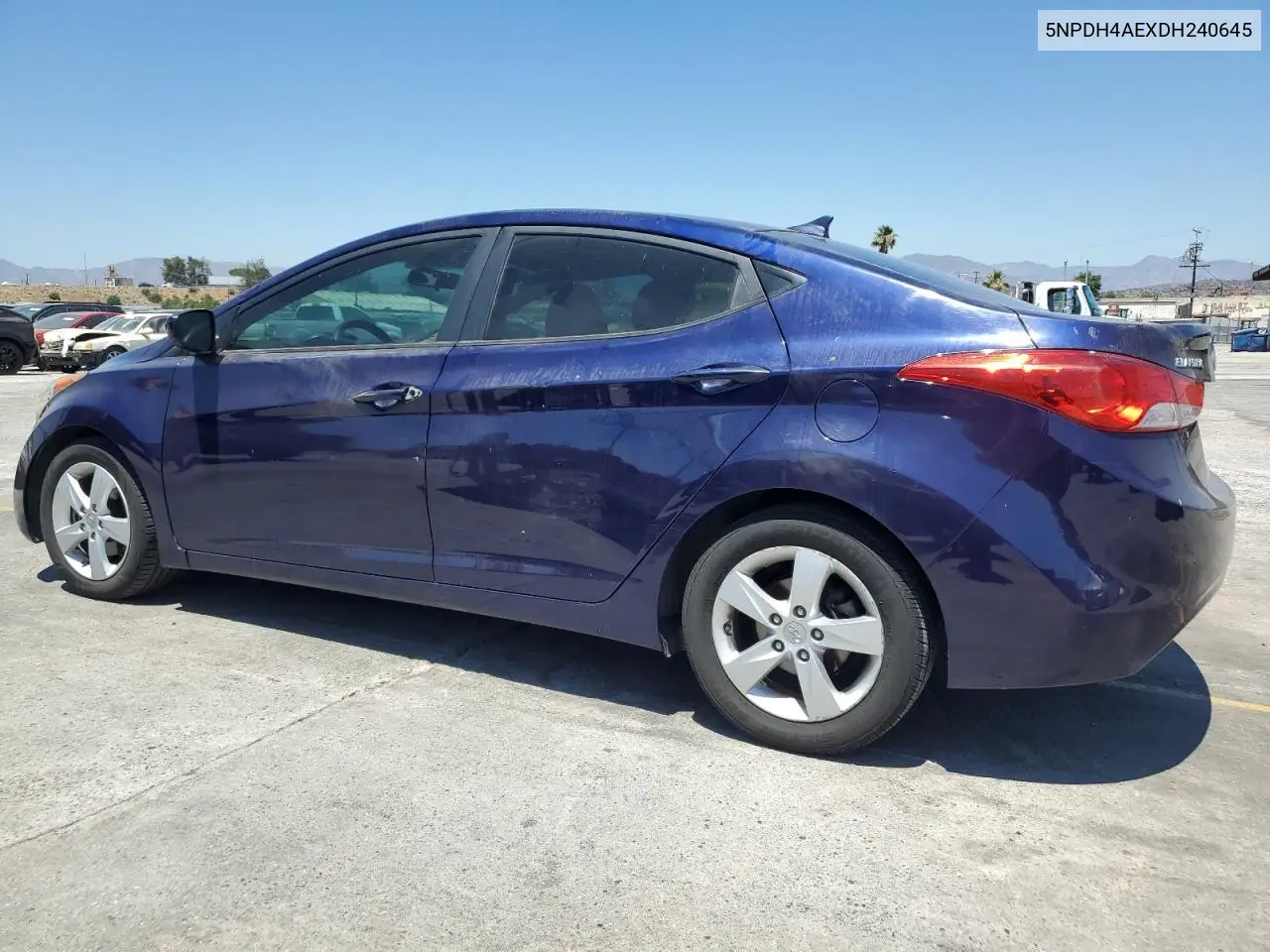 2013 Hyundai Elantra Gls VIN: 5NPDH4AEXDH240645 Lot: 62789575