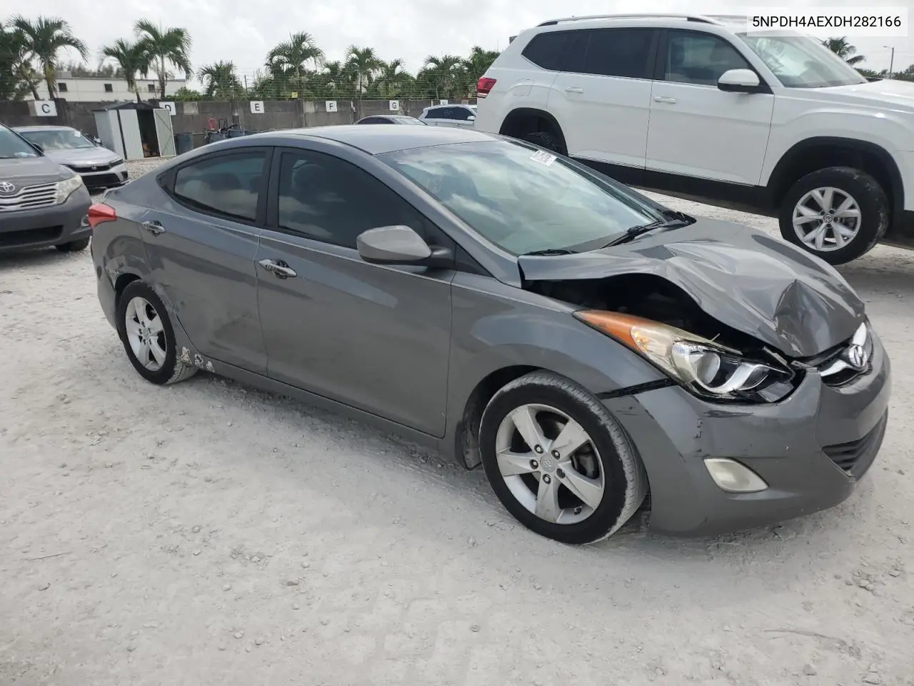 2013 Hyundai Elantra Gls VIN: 5NPDH4AEXDH282166 Lot: 62906555