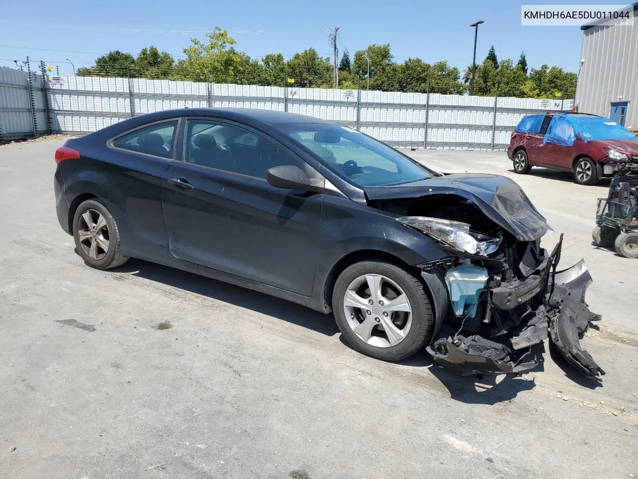 2013 Hyundai Elantra Coupe Gs VIN: KMHDH6AE5DU011044 Lot: 63008985