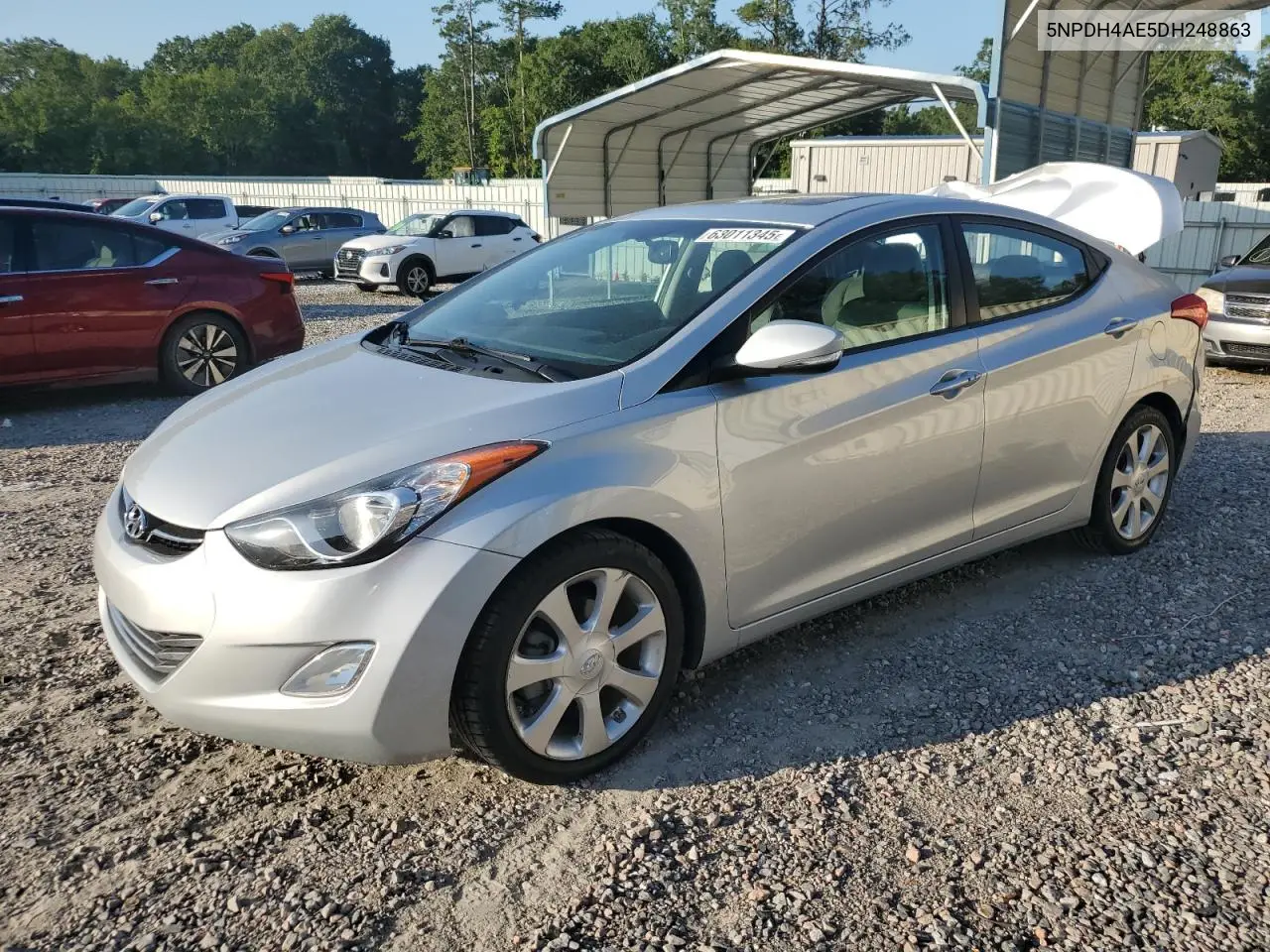 2013 Hyundai Elantra Gls VIN: 5NPDH4AE5DH248863 Lot: 63011345