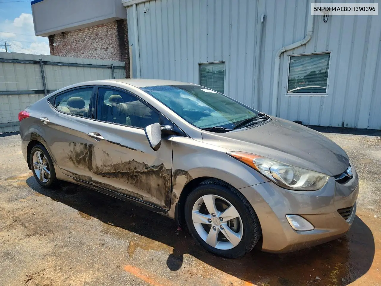 2013 Hyundai Elantra Gls VIN: 5NPDH4AE8DH390396 Lot: 63040105
