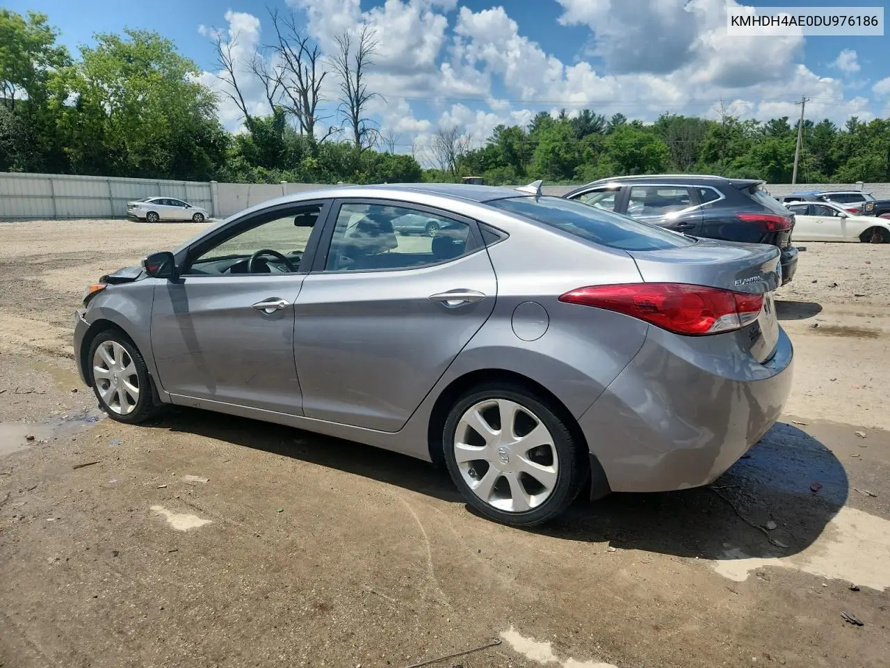 2013 Hyundai Elantra Gls VIN: KMHDH4AE0DU976186 Lot: 63117425