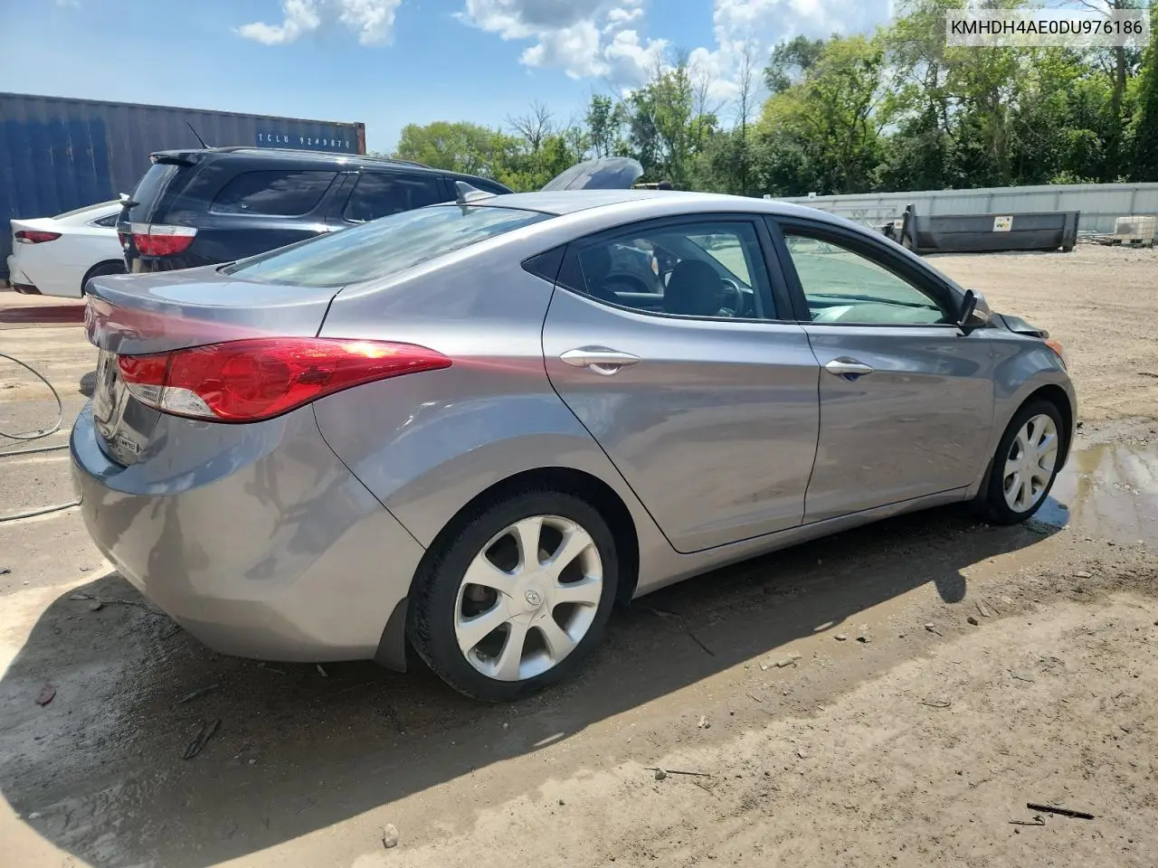 2013 Hyundai Elantra Gls VIN: KMHDH4AE0DU976186 Lot: 63117425