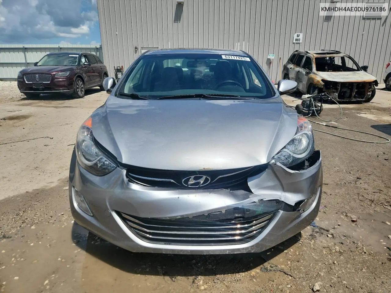 2013 Hyundai Elantra Gls VIN: KMHDH4AE0DU976186 Lot: 63117425