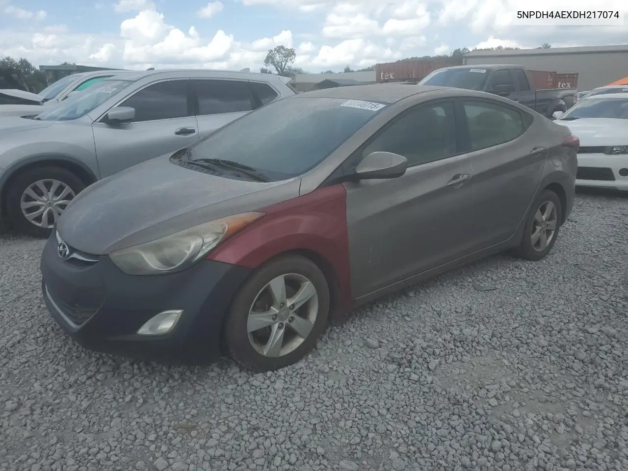 2013 Hyundai Elantra Gls VIN: 5NPDH4AEXDH217074 Lot: 63146715